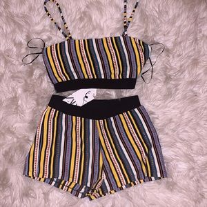 Matching set, top M, bottom S, never worn